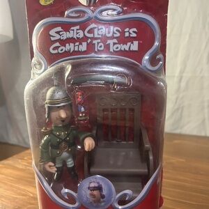 2004 Santa Claus is Coming to Town Grimsley Figure - Soldier Christmas Toy / NEW